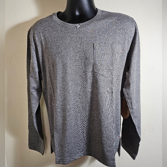 NEW Vintage Italia 1958 Grey Long Sleeve Crew Neck Sweater Large - Picture 4 of 11
